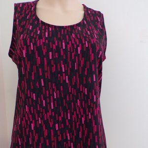 Valerie Stevens Sleeveless Top M
